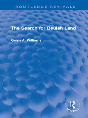 cover image of The Search for Beulah Land